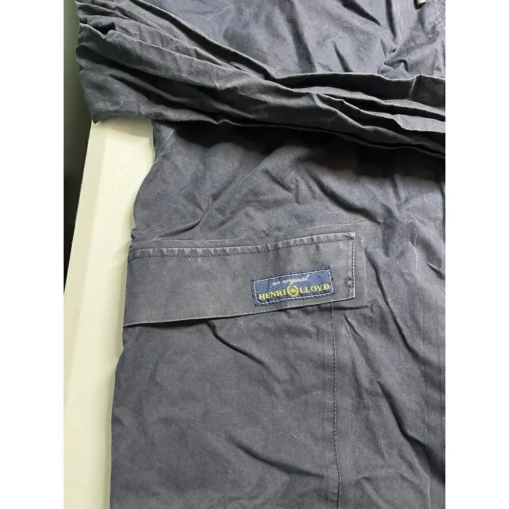 Henri Lloyd Casual Blue Full Zip Hooded Light Weight Jacket Size L